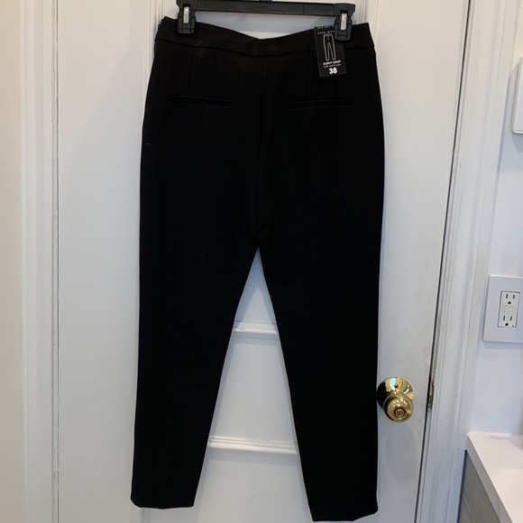 Zara Black Ankle Pants Trousers Size US 6 - Picture 7 of 8